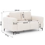 Sofa Set Lumo 3-2-1 – Bild 2